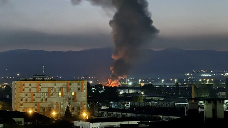 Пожар избухна в склад за олио в "Илиянци"