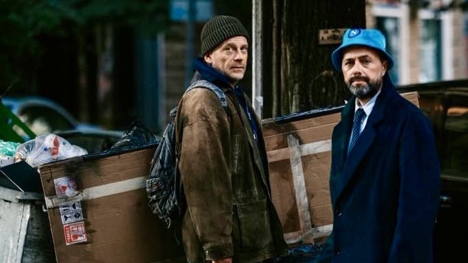 Юлиан Вергов и Петър Антонов на сцената на Theatro с „Наполетано“