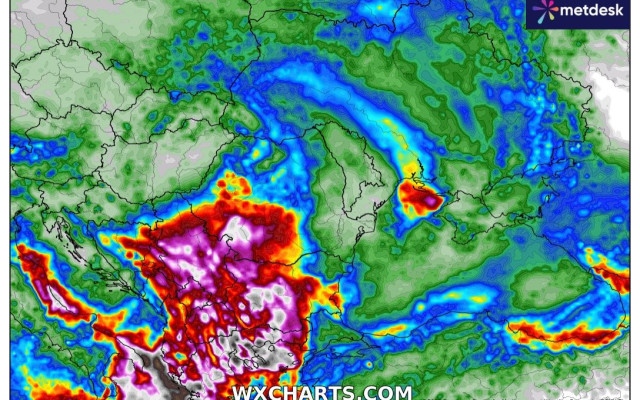 България - в периферията на Средиземноморски циклон