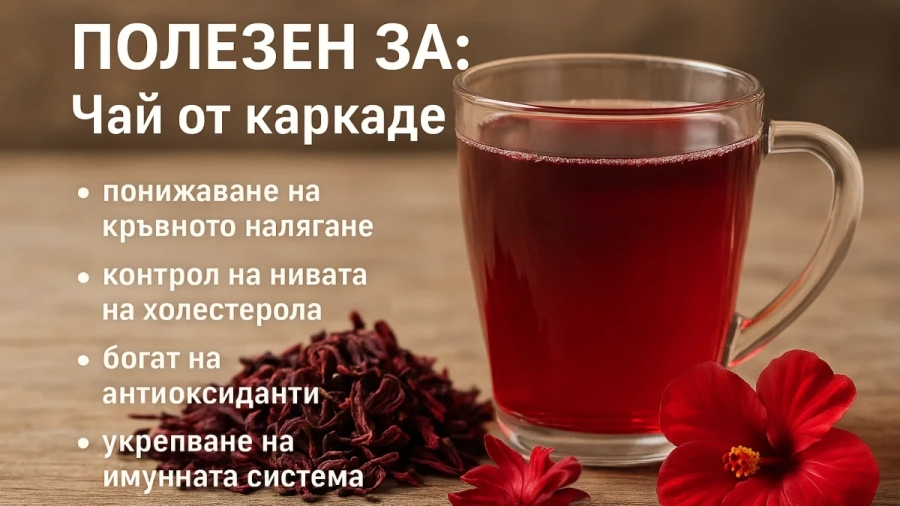 За какво е полезен чай от каркаде