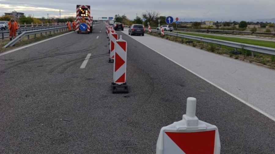 От 1 декември движението по „Тракия“ при 275-и км ще е в едната лента