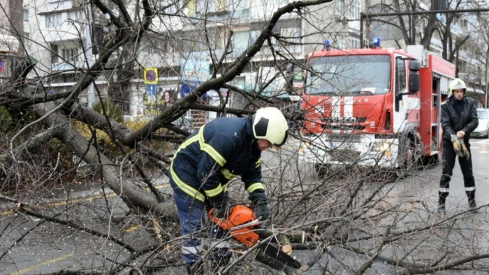 Бурният вятър нанесе щети в Пловдив
