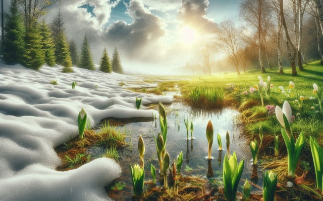 За Първа пролет: Дъжд, сняг и до -6°С в планините