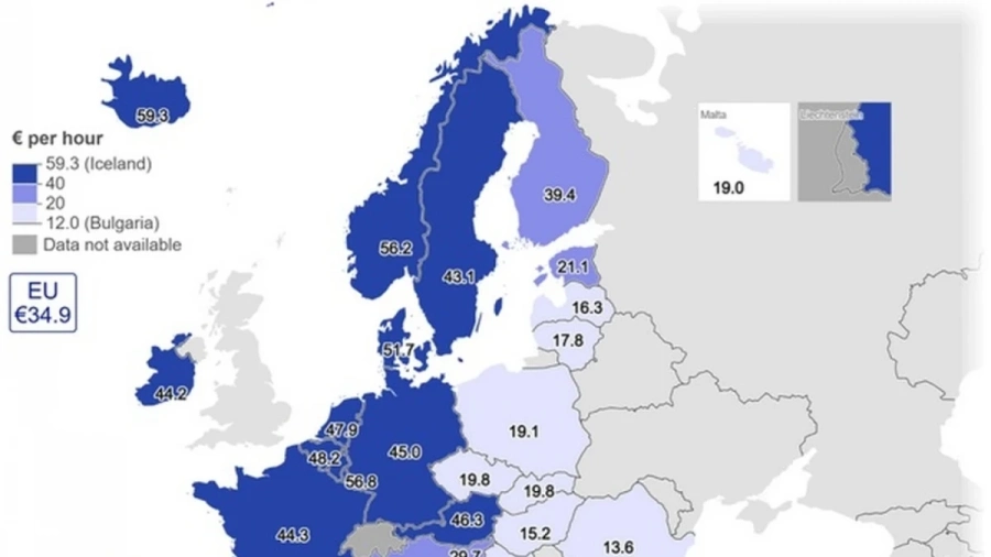 На дъното: България е с най-ниски разходи за заплати в ЕС