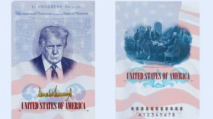 САЩ пускат специални паспорти, включващи портрет на Тръмп