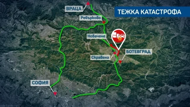 На 30-40-годишна възраст са мъжете, загинали на място в жестоката катастрофа край Ботевград