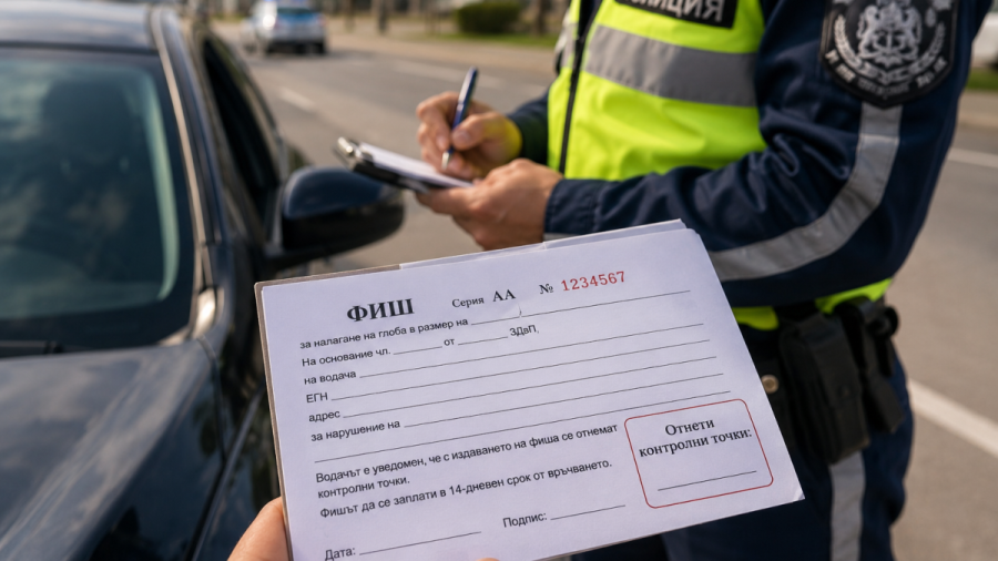 Нови правила за шофьорите: При фиш ще се отнемат и контролни точки