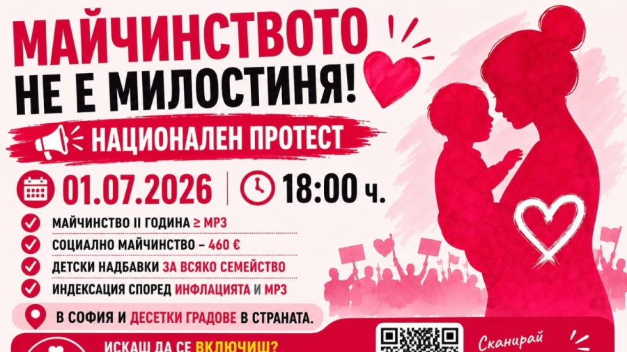"Майчинството не е милостиня": Майките спират да мълчат "пред фалшивите обещания" и излизат на протест на 1 юли