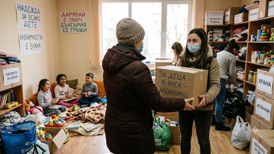 Все повече българи даряват за деца в риск, но предпочитат да останат анонимни