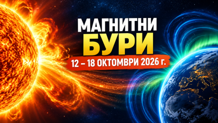 Магнитни бури от 12 до 18 октомври 2026 г.: NOAA понижи прогнозата за понеделник, но очаква нова буря G1